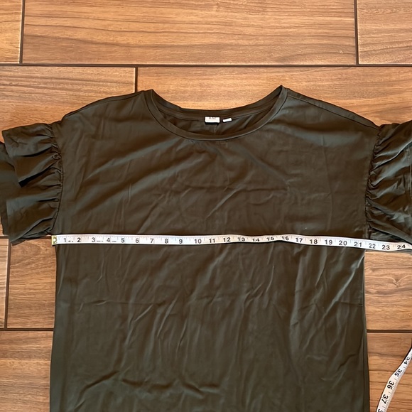 🌺 GAP Womens ruffle sleeve t shirt dress - Picture 7 of 8